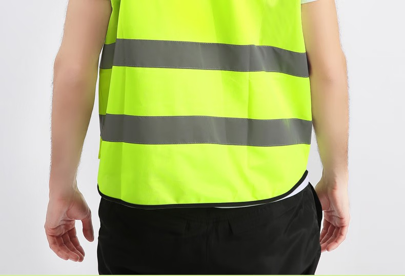 两横针织布反光背心